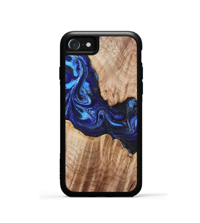 iPhone SE Wood Phone Case - Floyd (Blue, 832153)