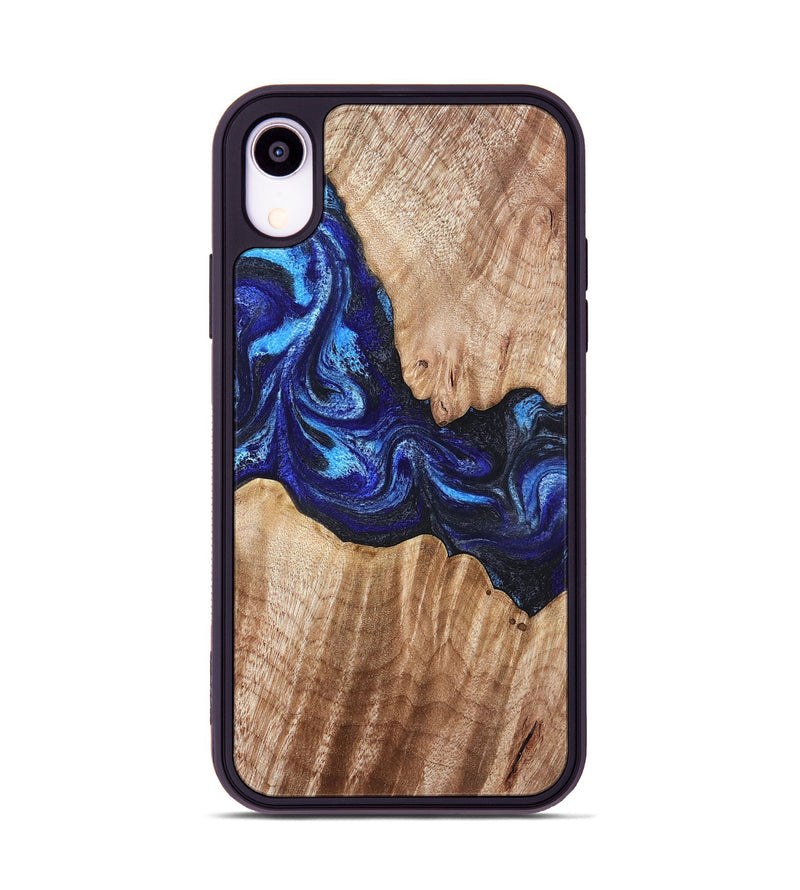 iPhone Xr Wood Phone Case - Floyd (Blue, 832153)