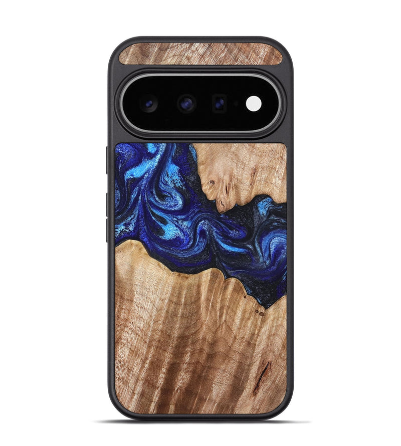 Pixel 11 Pro Wood Phone Case - Floyd (Blue, 832153)