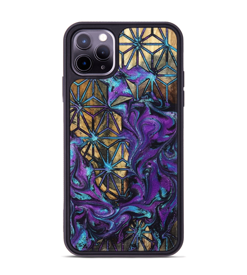 iPhone 11 Pro Max Wood Phone Case - Rod (Pattern, 832155)