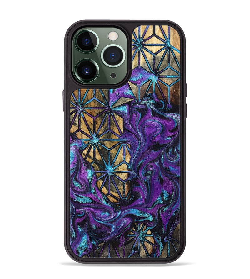 iPhone 13 Pro Max Wood Phone Case - Rod (Pattern, 832155)