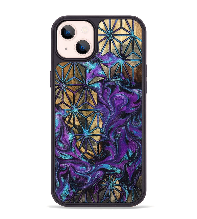 iPhone 14 Plus Wood Phone Case - Rod (Pattern, 832155)