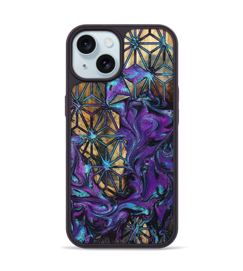 iPhone 15 Wood Phone Case - Rod (Pattern, 832155)