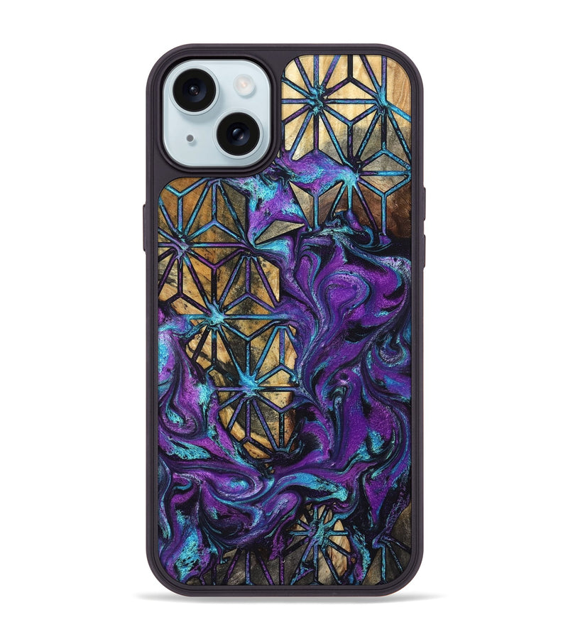 iPhone 15 Plus Wood Phone Case - Rod (Pattern, 832155)