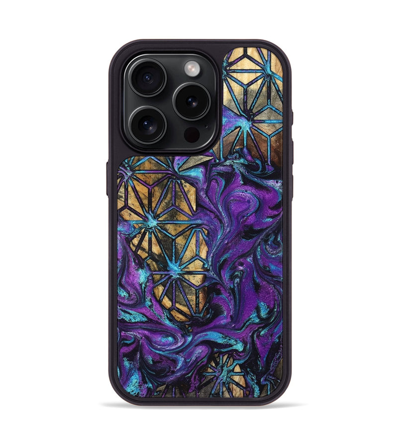 iPhone 15 Pro Wood Phone Case - Rod (Pattern, 832155)