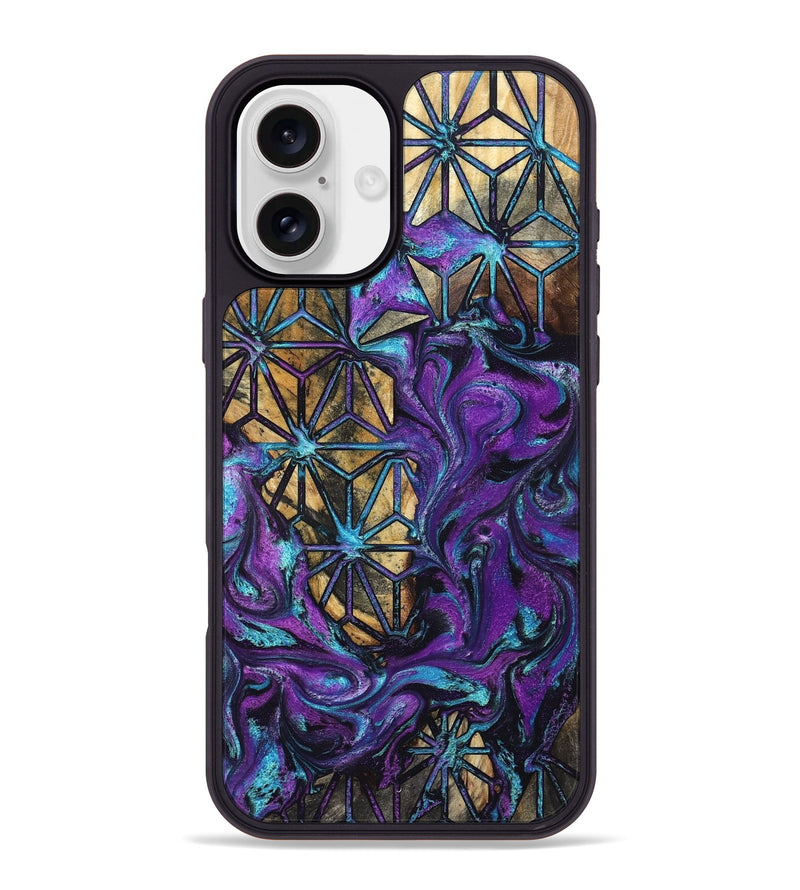 iPhone 16 Plus Wood Phone Case - Rod (Pattern, 832155)