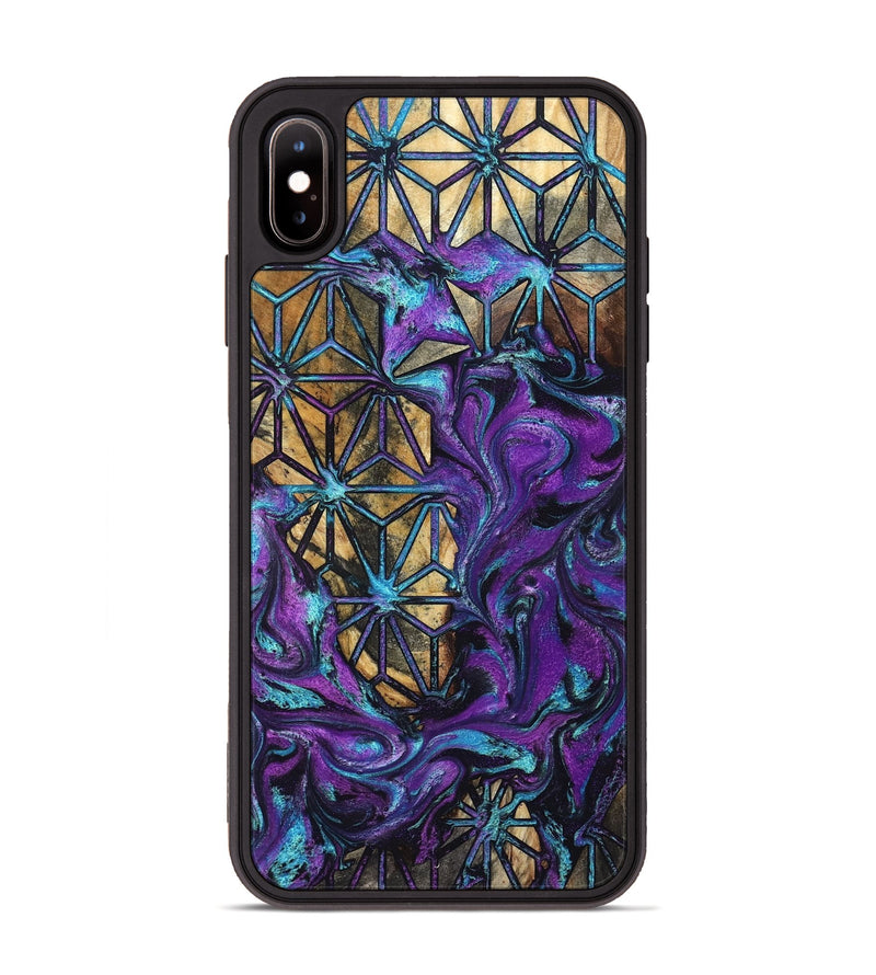iPhone Xs Max Wood Phone Case - Rod (Pattern, 832155)