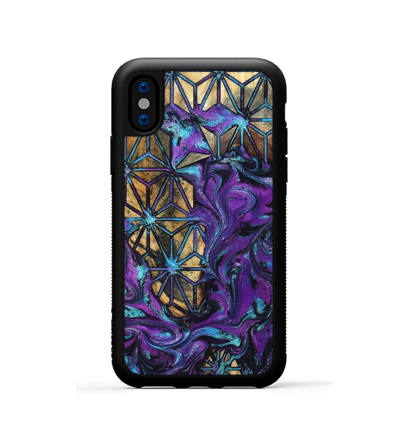 iPhone Xs Wood Phone Case - Rod (Pattern, 832155)