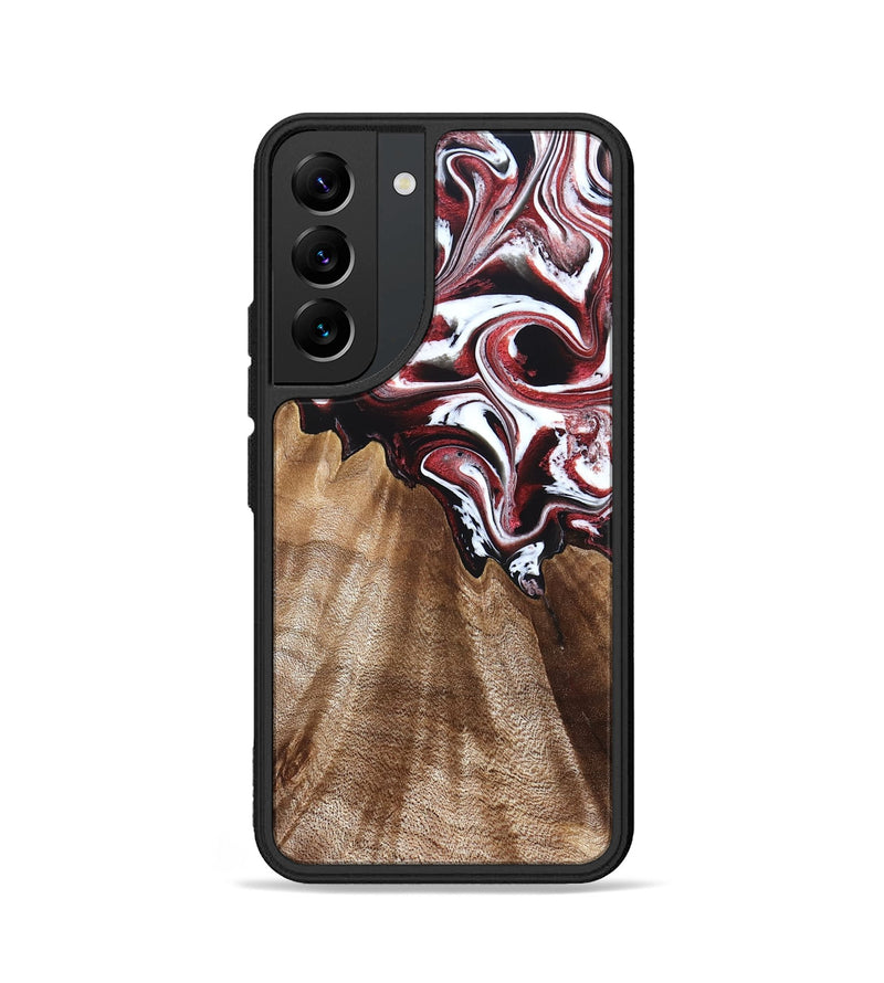 Galaxy S22 Wood Phone Case - Alene (Red, 832156)