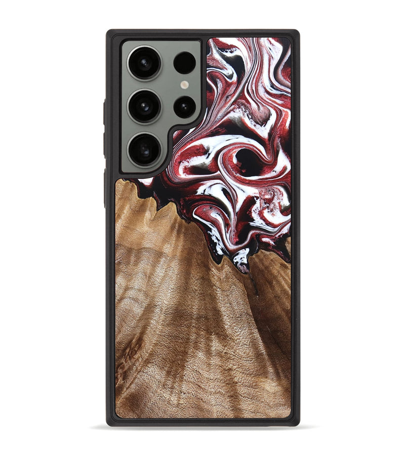 Galaxy S23 Ultra Wood Phone Case - Alene (Red, 832156)
