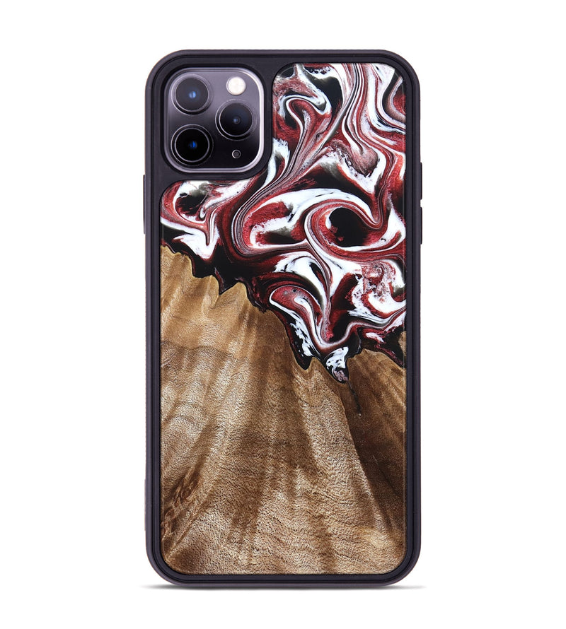 iPhone 11 Pro Max Wood Phone Case - Alene (Red, 832156)