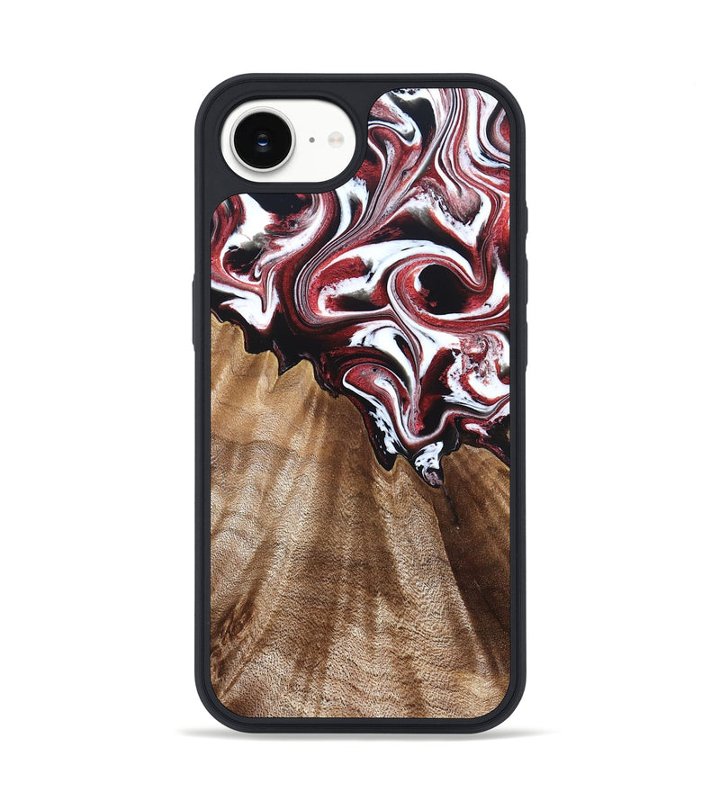 iPhone 16e Wood Phone Case - Alene (Red, 832156)
