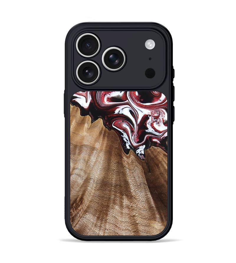 iPhone 17 Pro Wood Phone Case - Alene (Red, 832156)