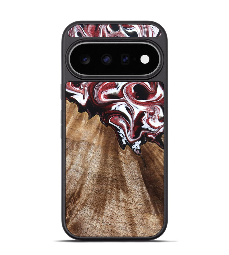 Pixel 11 Pro Wood Phone Case - Alene (Red, 832156)