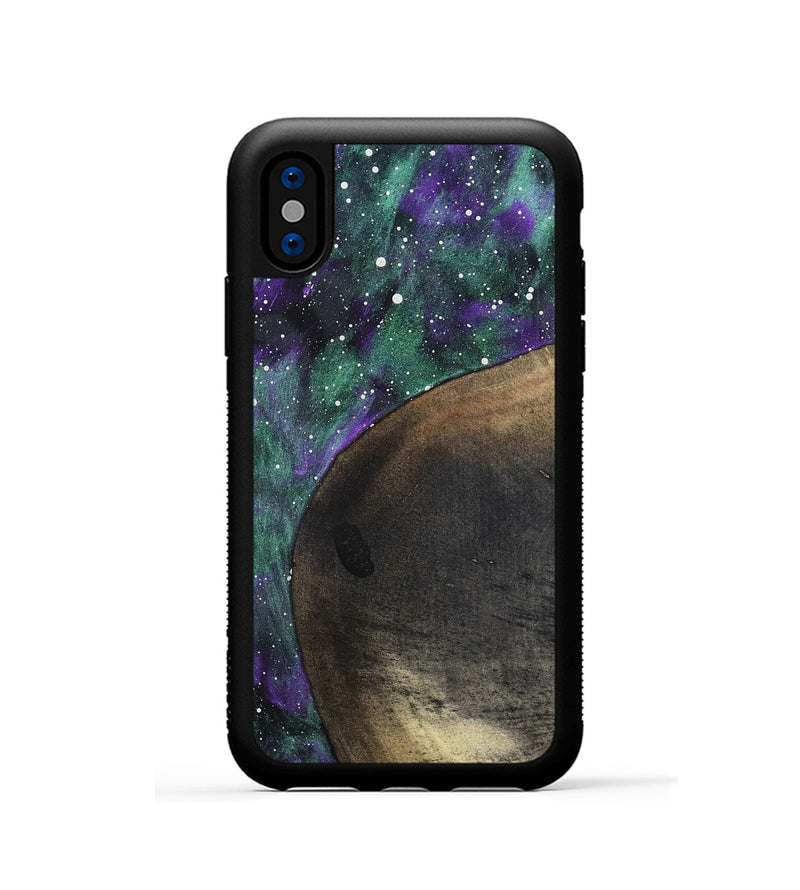 iPhone Xs Wood Phone Case - Madge (Cosmos, 832167)