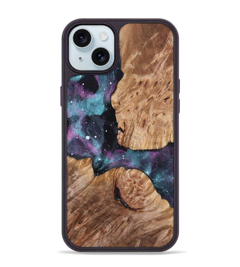 iPhone 15 Plus Wood Phone Case - Jeffry (Cosmos, 832168)