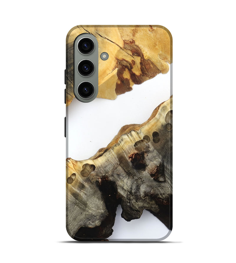 Galaxy S24 Wood Live Edge Phone Case - Pearlie (Clear, 832172)