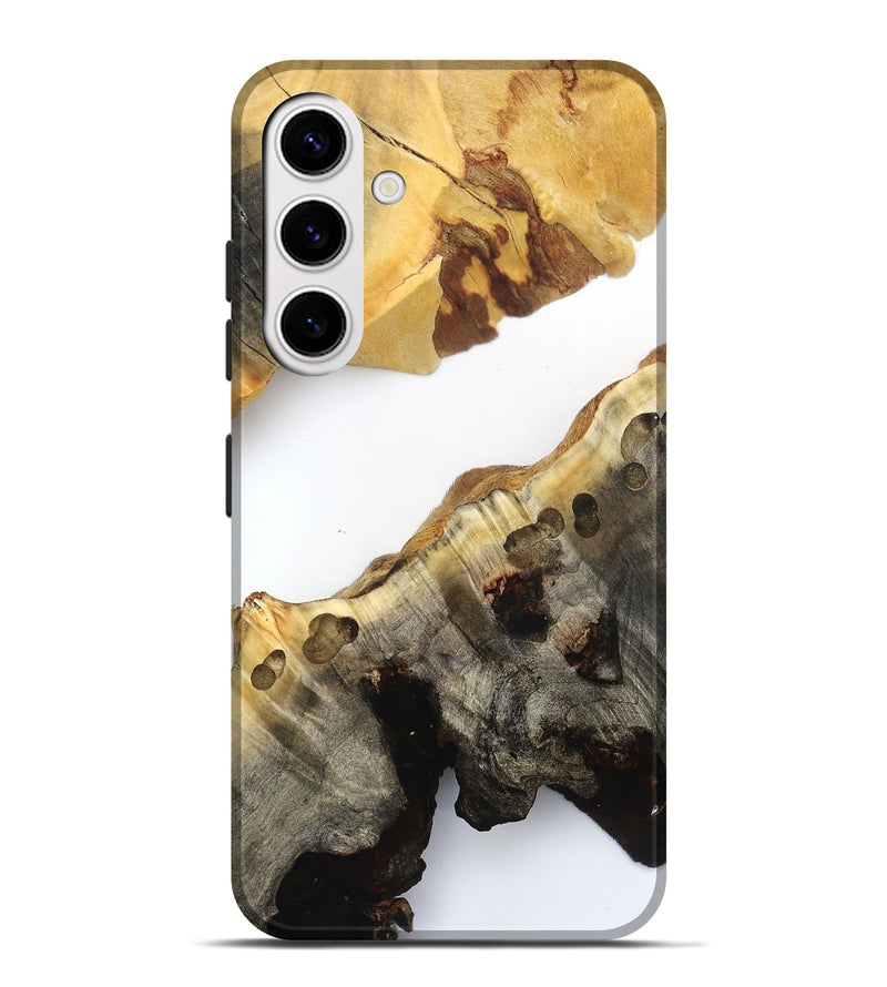 Galaxy S25 Plus Wood Live Edge Phone Case - Pearlie (Clear, 832172)