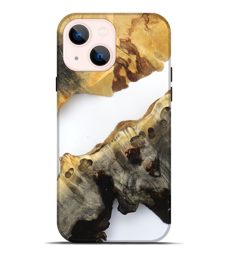 iPhone 14 Plus Wood Live Edge Phone Case - Pearlie (Clear, 832172)