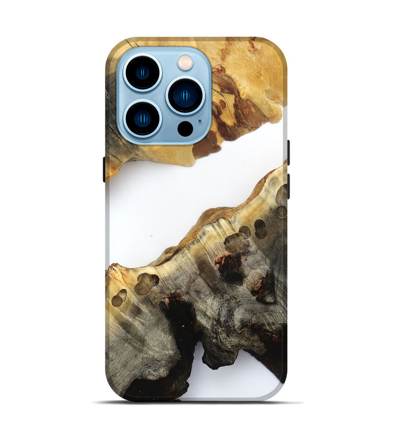 iPhone 14 Pro Wood Live Edge Phone Case - Pearlie (Clear, 832172)