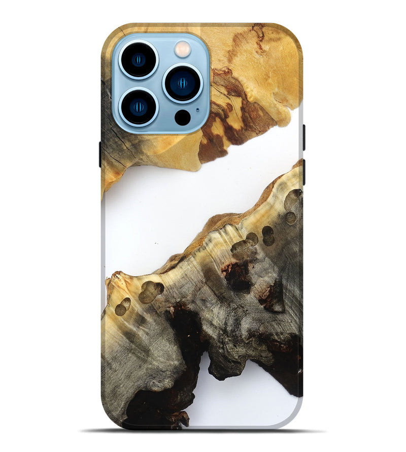 iPhone 14 Pro Max Wood Live Edge Phone Case - Pearlie (Clear, 832172)