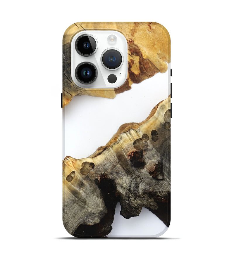 iPhone 15 Pro Wood Live Edge Phone Case - Pearlie (Clear, 832172)