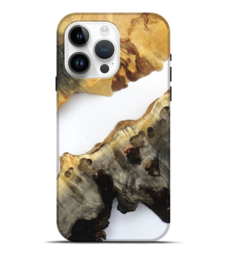 iPhone 15 Pro Max Wood Live Edge Phone Case - Pearlie (Clear, 832172)