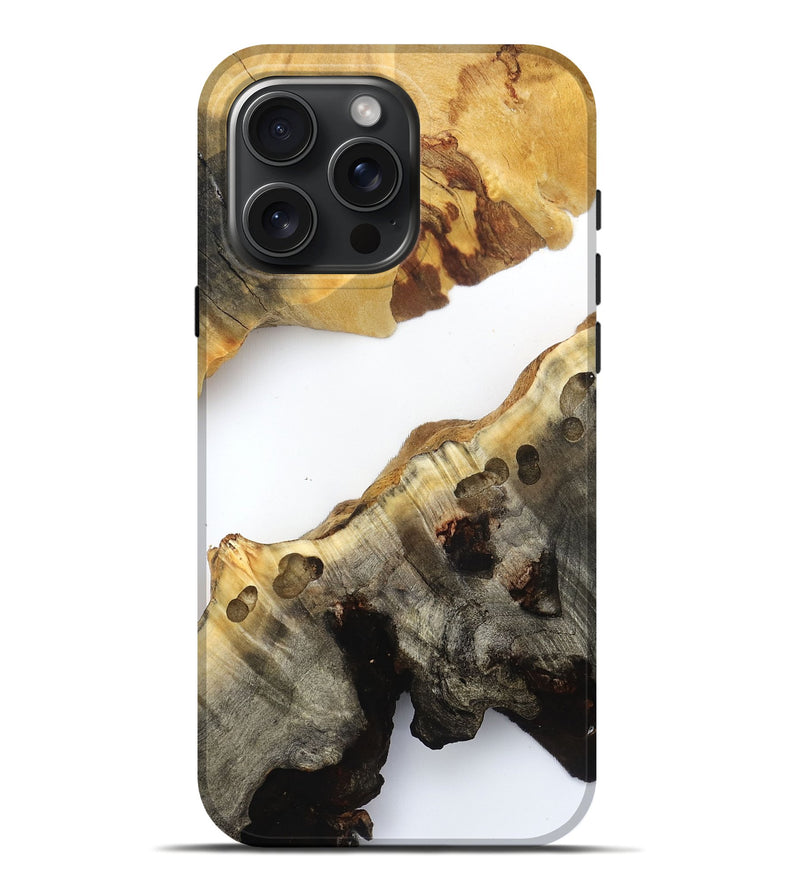 iPhone 16 Pro Max Wood Live Edge Phone Case - Pearlie (Clear, 832172)