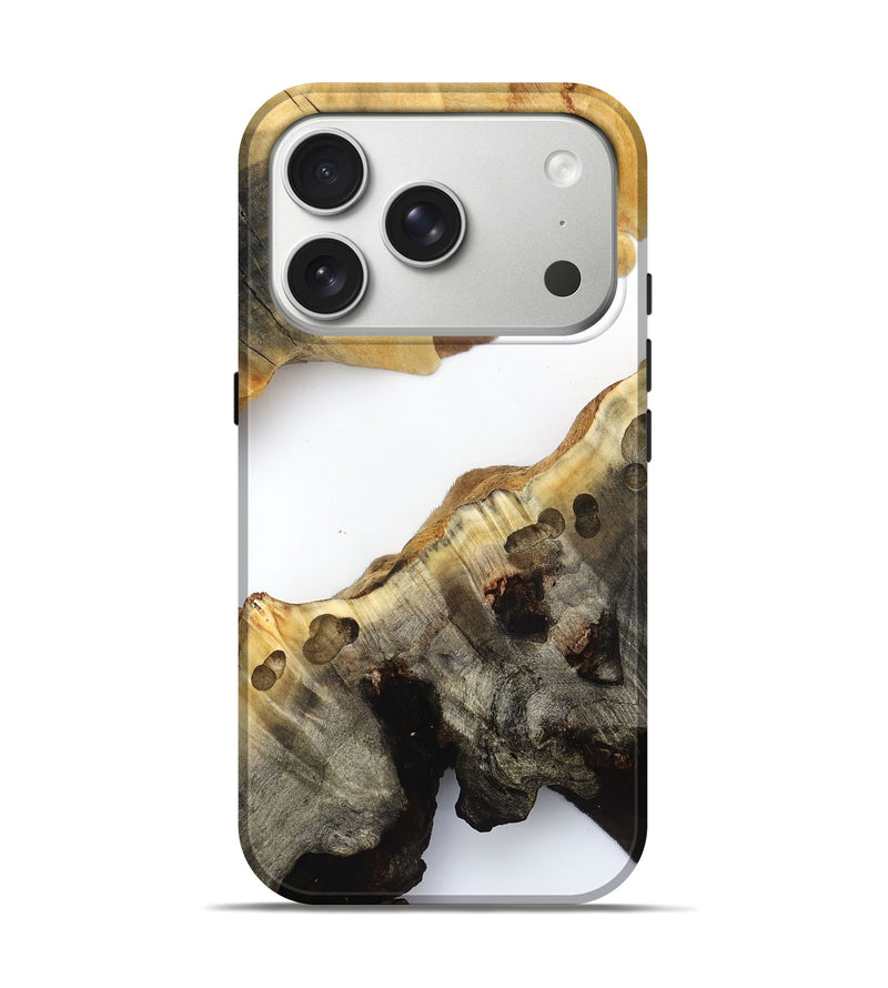 iPhone 17 Pro Wood Live Edge Phone Case - Pearlie (Clear, 832172)