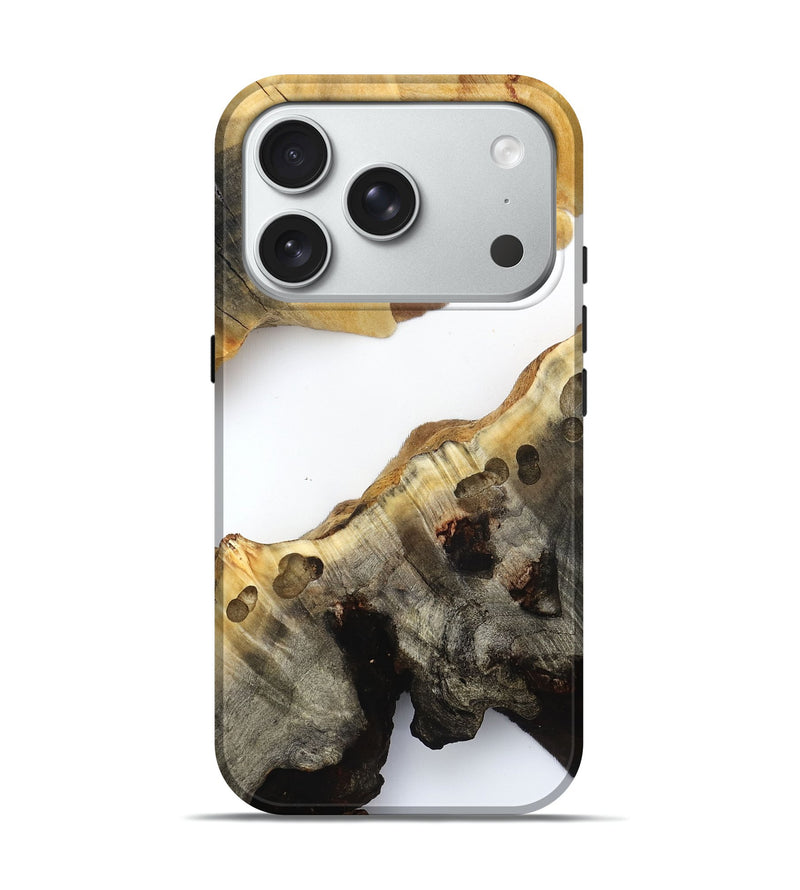 iPhone 18 Pro Wood Live Edge Phone Case - Pearlie (Clear, 832172)
