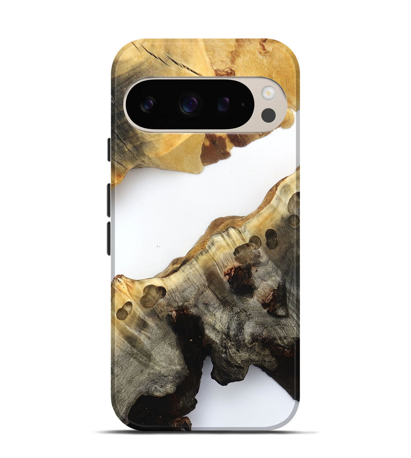 Pixel 9 Pro Wood Live Edge Phone Case - Pearlie (Clear, 832172)