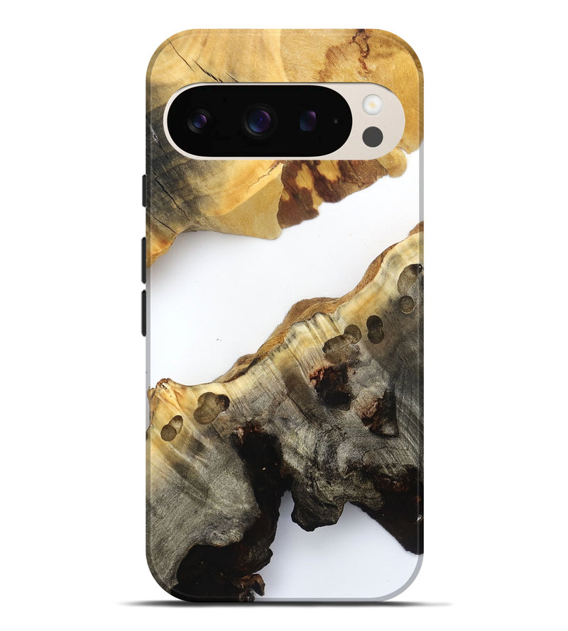 Pixel 9 Pro XL Wood Live Edge Phone Case - Pearlie (Clear, 832172)