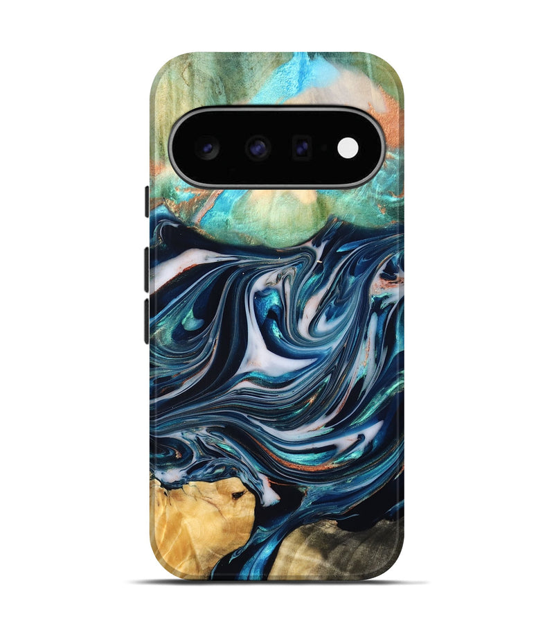 Pixel 11 Wood Live Edge Phone Case - Sommer (Blue, 832176)