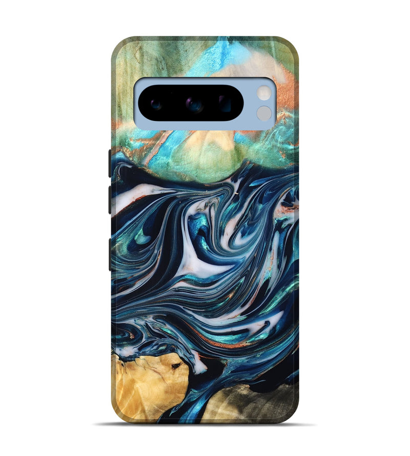 Pixel 8 Pro Wood Live Edge Phone Case - Sommer (Blue, 832176)