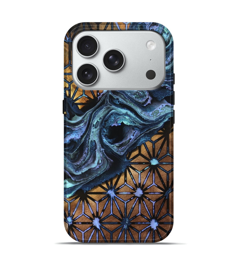 iPhone 18 Pro Wood Live Edge Phone Case - Alfonso (Pattern, 832177)