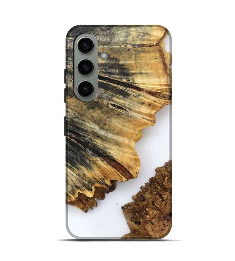 Galaxy S24 Wood Live Edge Phone Case - Phebe (Clear, 832178)