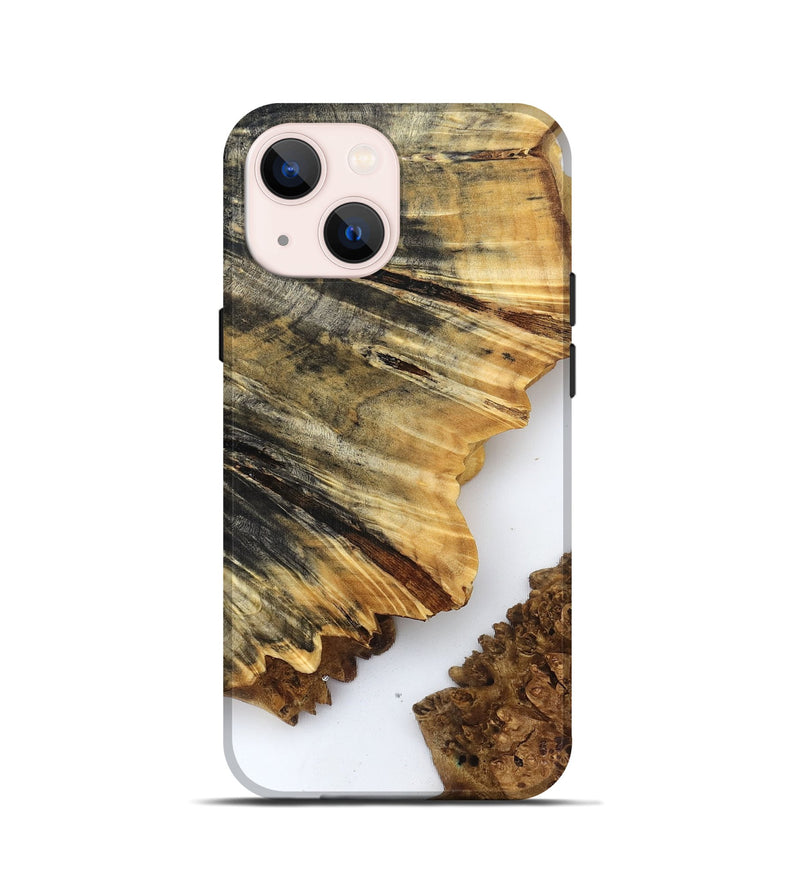 iPhone 13 mini Wood Live Edge Phone Case - Phebe (Clear, 832178)