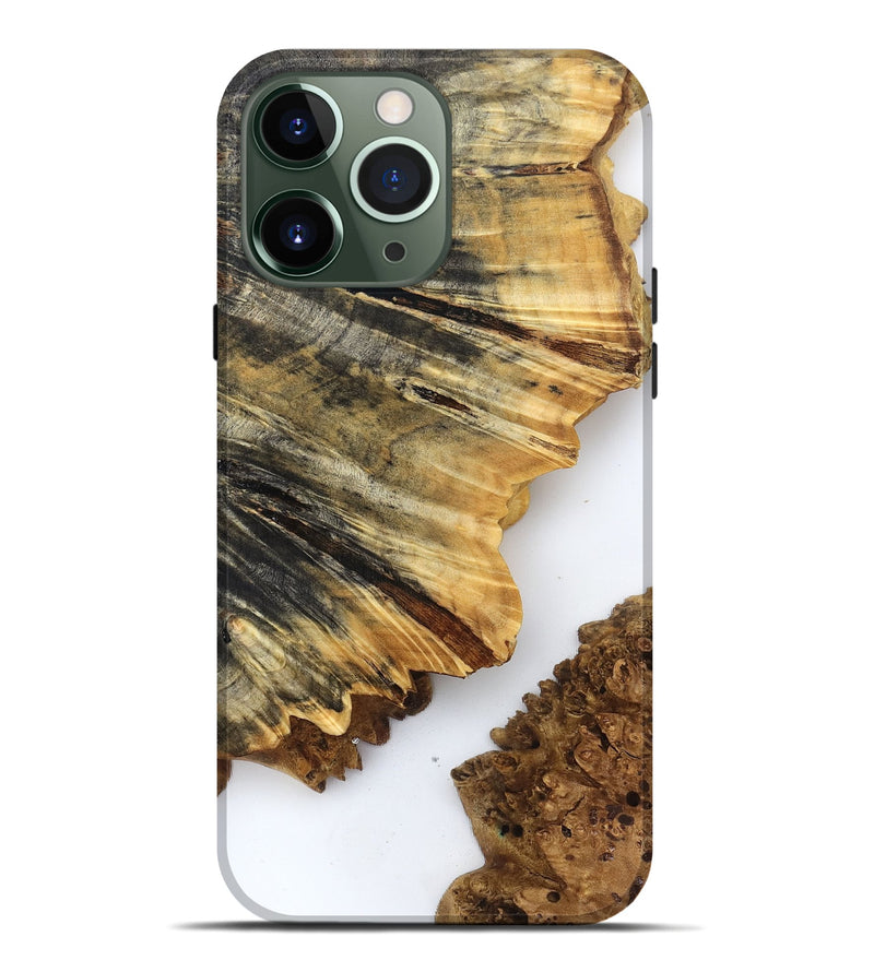 iPhone 13 Pro Max Wood Live Edge Phone Case - Phebe (Clear, 832178)
