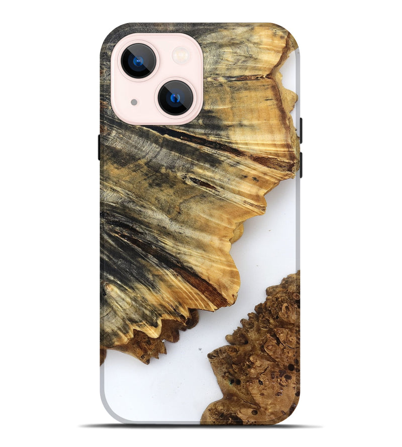 iPhone 14 Plus Wood Live Edge Phone Case - Phebe (Clear, 832178)