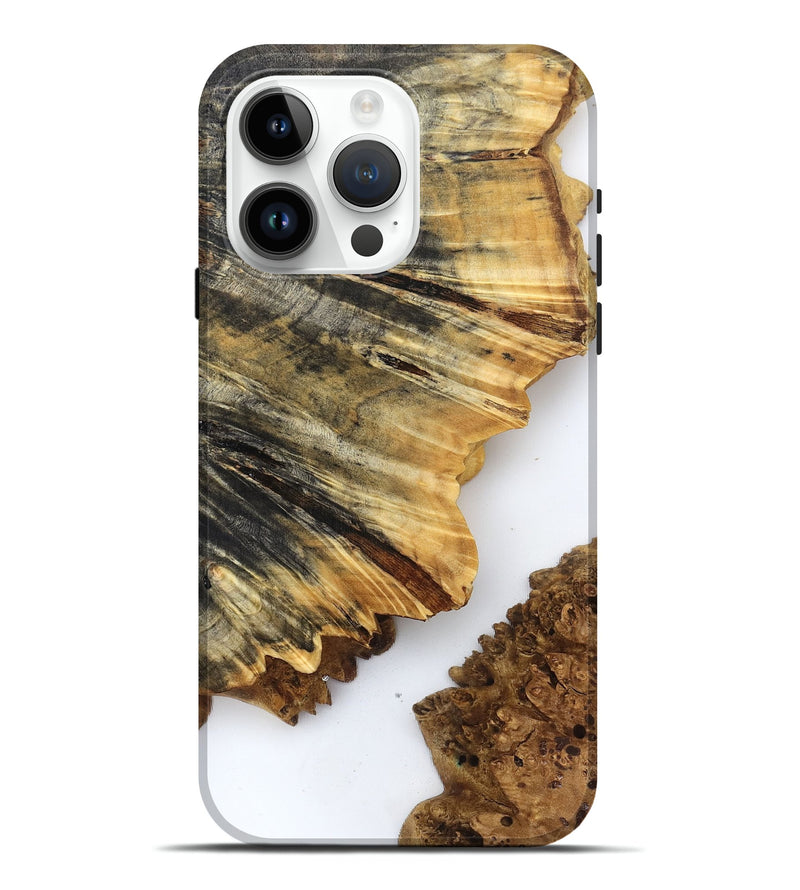 iPhone 15 Pro Max Wood Live Edge Phone Case - Phebe (Clear, 832178)