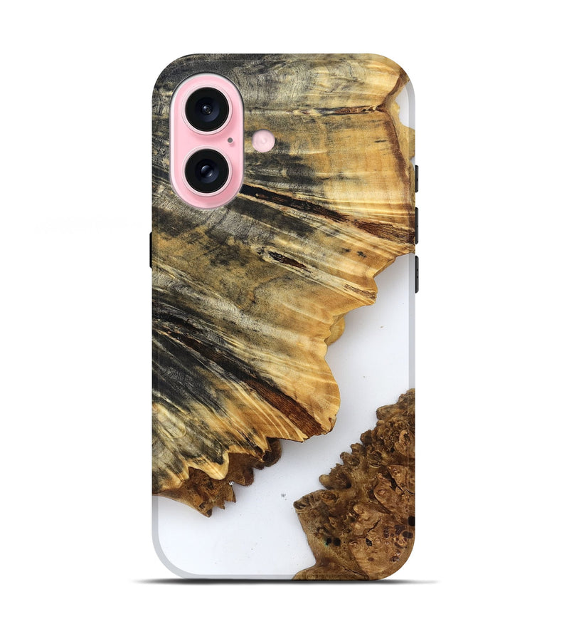 iPhone 17 Wood Live Edge Phone Case - Phebe (Clear, 832178)