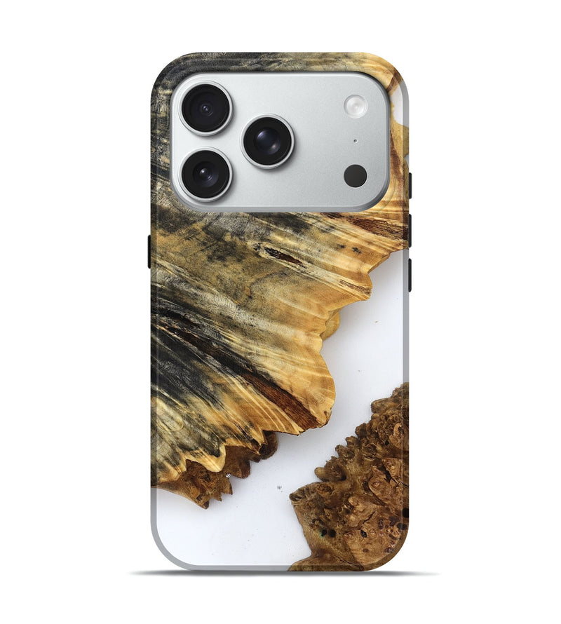 iPhone 18 Pro Wood Live Edge Phone Case - Phebe (Clear, 832178)