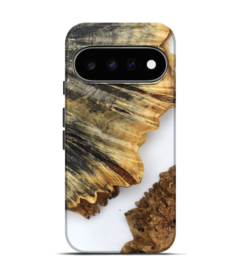 Pixel 11 Pro Wood Live Edge Phone Case - Phebe (Clear, 832178)