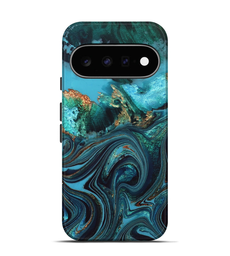 Pixel 11 Wood Live Edge Phone Case - Jonna (Blue, 832180)