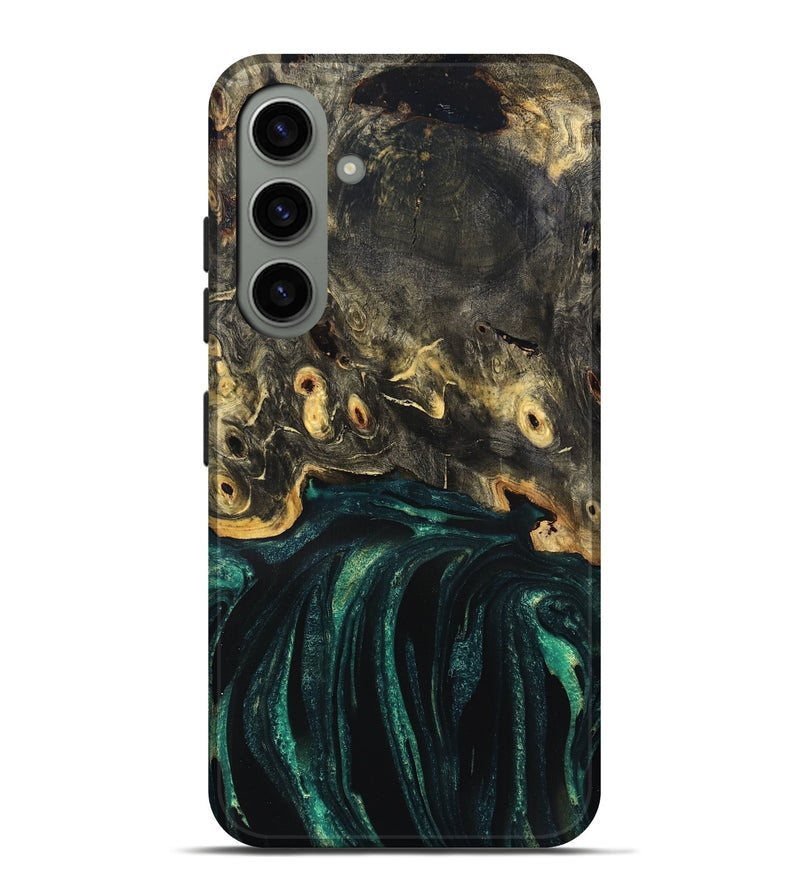 Galaxy S24 Plus Wood Live Edge Phone Case - Gust (Green, 832181)