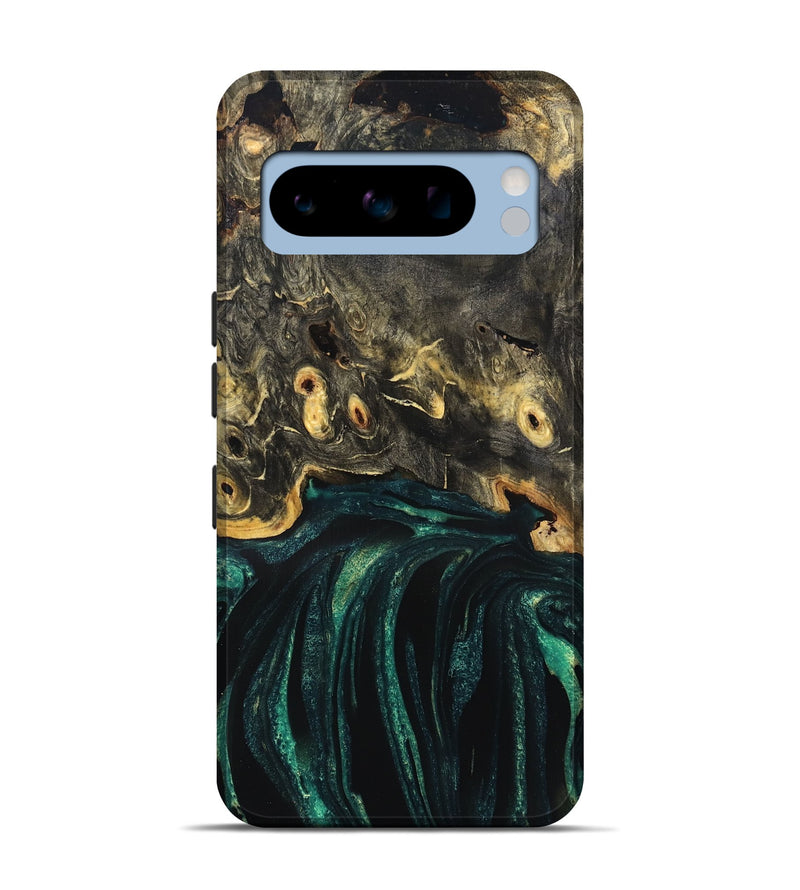 Pixel 8 Pro Wood Live Edge Phone Case - Gust (Green, 832181)