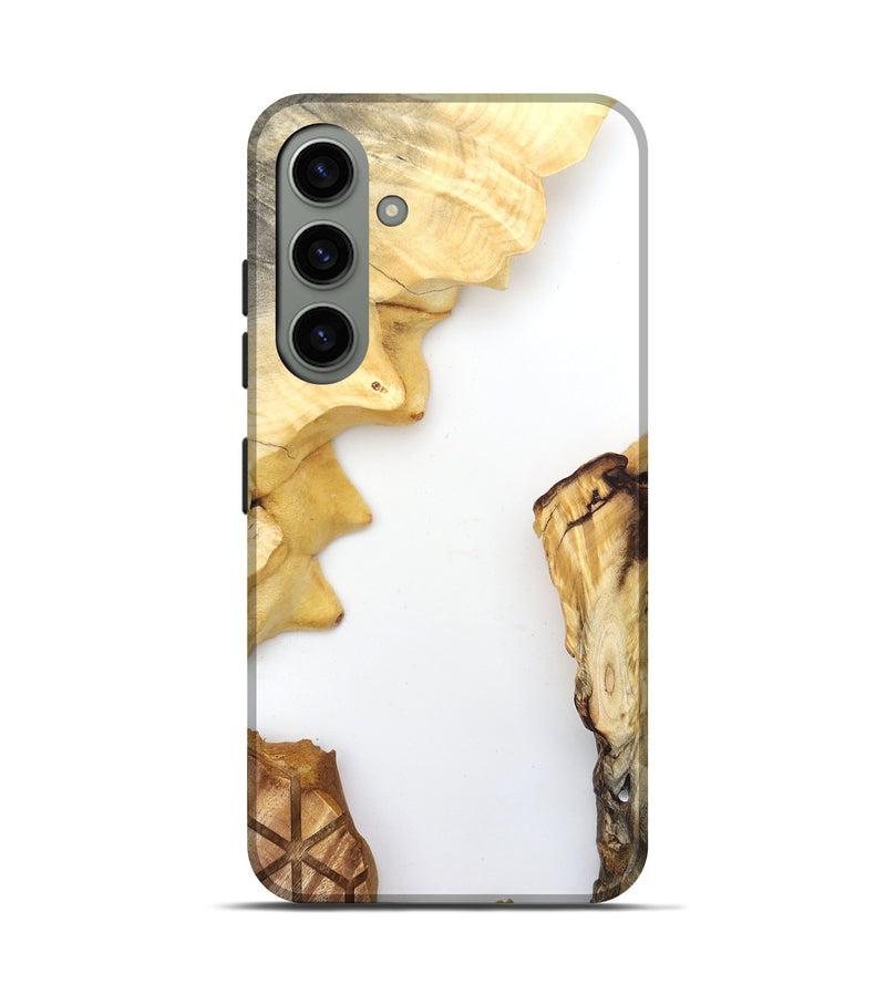 Galaxy S24 Wood Live Edge Phone Case - Abel (Clear, 832188)