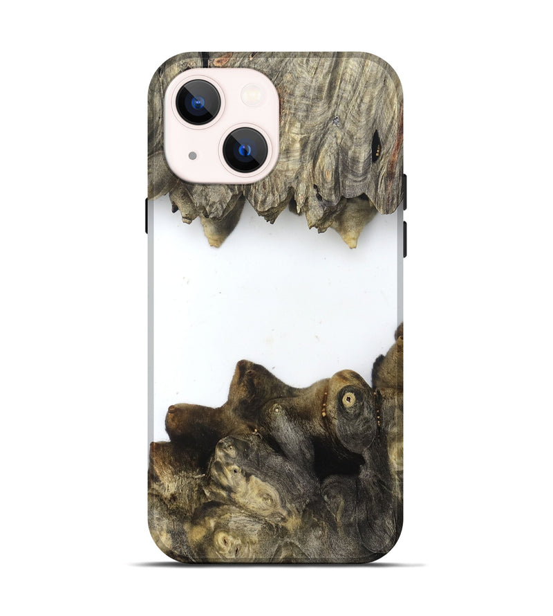 iPhone 14 Wood Live Edge Phone Case - Lizbeth (Clear, 832191)