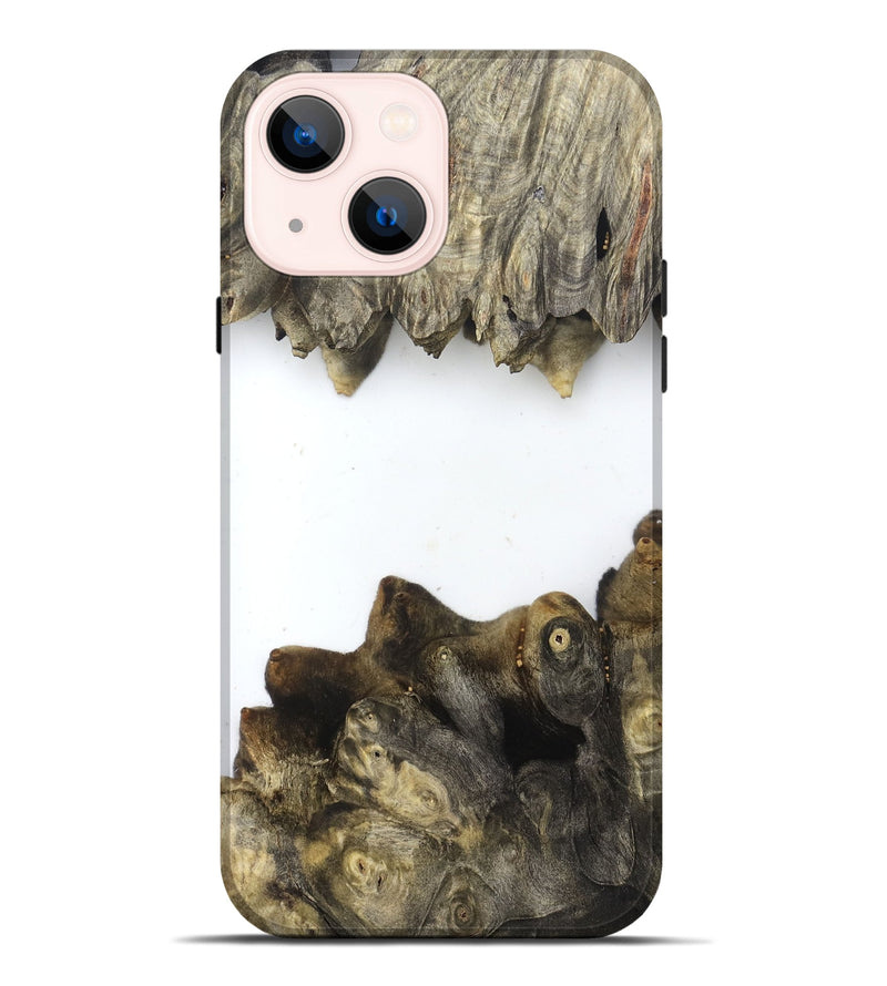 iPhone 14 Plus Wood Live Edge Phone Case - Lizbeth (Clear, 832191)