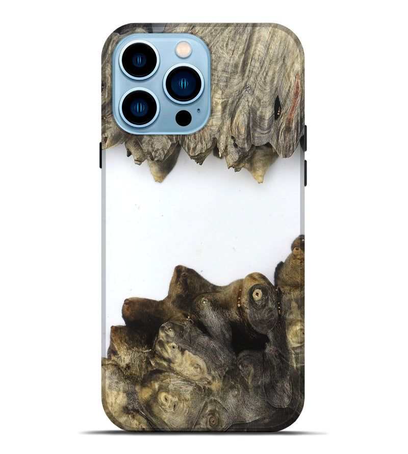 iPhone 14 Pro Max Wood Live Edge Phone Case - Lizbeth (Clear, 832191)